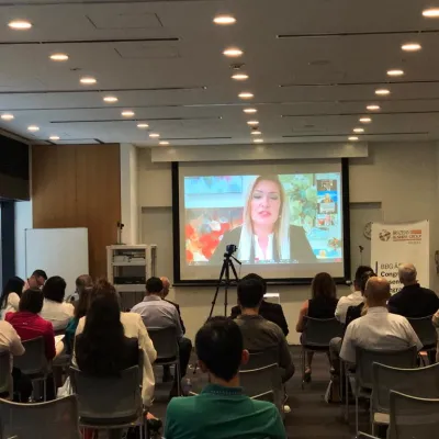 Imagem da Galeria Galeria: Painel de Negócios no Jica Nagoya em 2 de Setembro de 2023