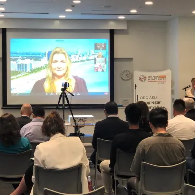 Imagem da Galeria Galeria: Painel de Negócios no Jica Nagoya em 2 de Setembro de 2023