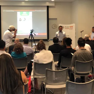 Imagem da Galeria Galeria: Painel de Negócios no Jica Nagoya em 2 de Setembro de 2023