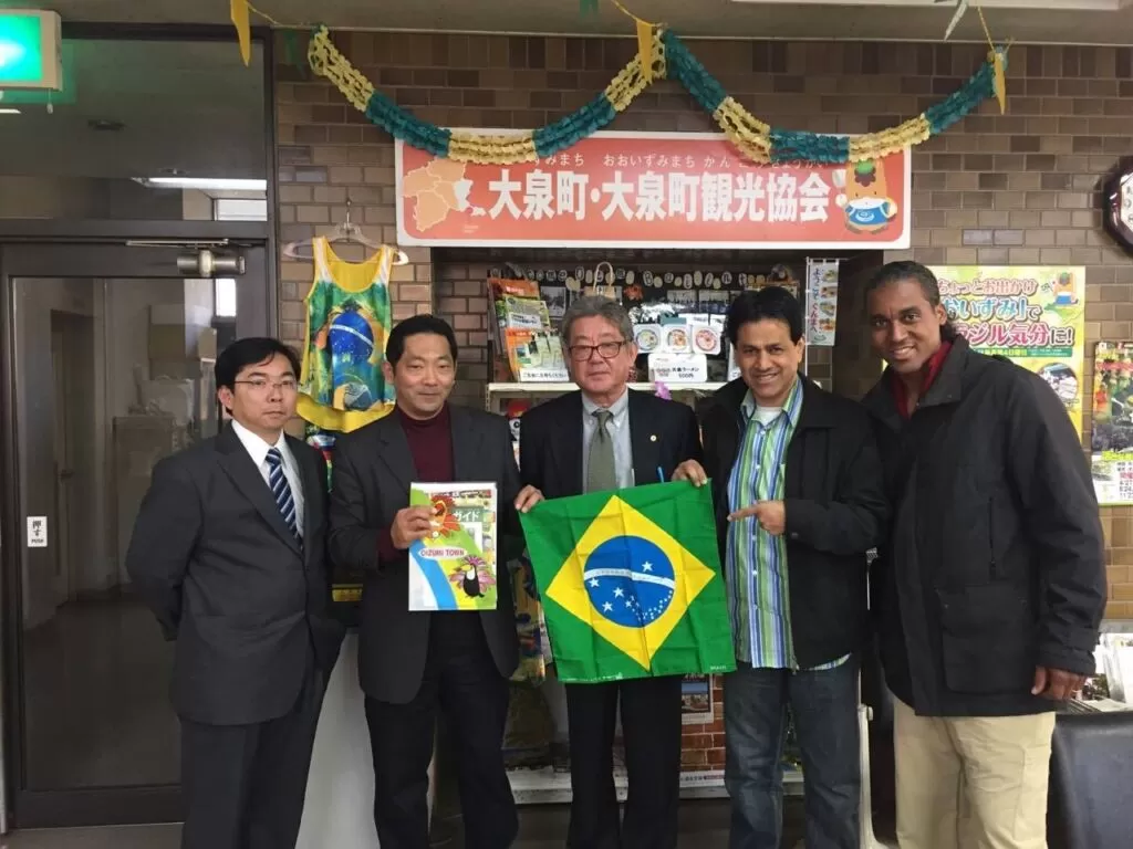 Reunião na Câmara de Comércio de Oizumi